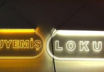 LED'li Pleksi Tabela