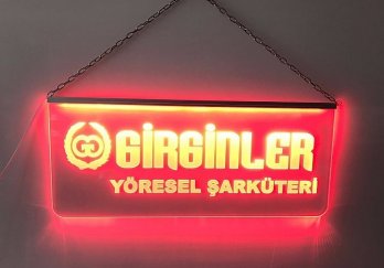 LED'li Pleksi Tabela