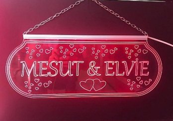 LED'li Pleksi Tabela