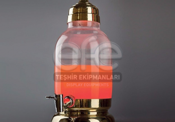 Musluklu Oval Cam Kavanoz