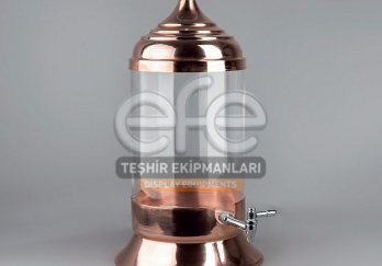 Musluklu Oval Cam Kavanoz