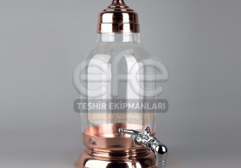 Musluklu Oval Cam Kavanoz