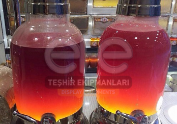 Musluklu Oval Cam Kavanoz