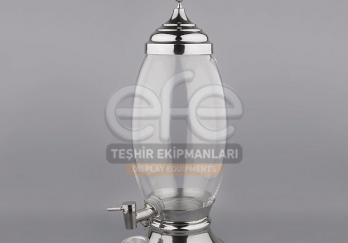 Musluklu Oval Cam Kavanoz