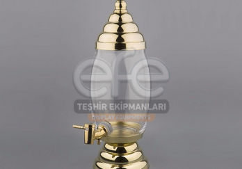 Musluklu Oval Cam Kavanoz