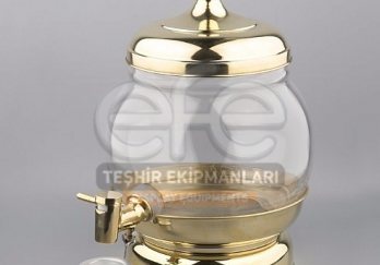 Musluklu Oval Cam Kavanoz