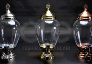 Musluklu Bombeli Cam Akvaryum