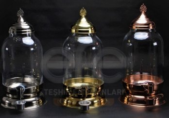 Musluklu Bombeli Cam Akvaryum