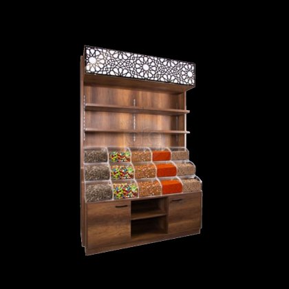 Extreme Kutulu Dolaplı Ahşap Ünite